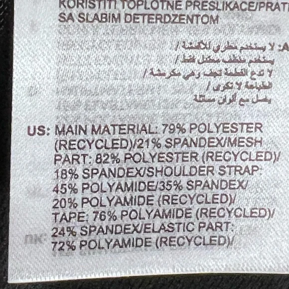 NWT ADIDAS by STELLA McCARTNEY TruePace Sports Bra High Support Black XLDD - Picture 14 of 16